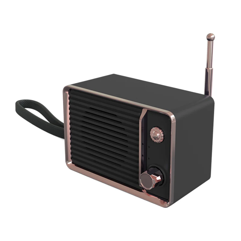 

2021 NEW Hot selling Blue tooth wireless DW-01 Speaker TF Radio Card Audio Phone Mini Speaker Creative Retro Speaker