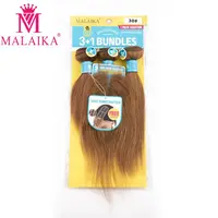 

package color #30 hair 3+1 Grade 100 human Hair Brazilian hair with closure