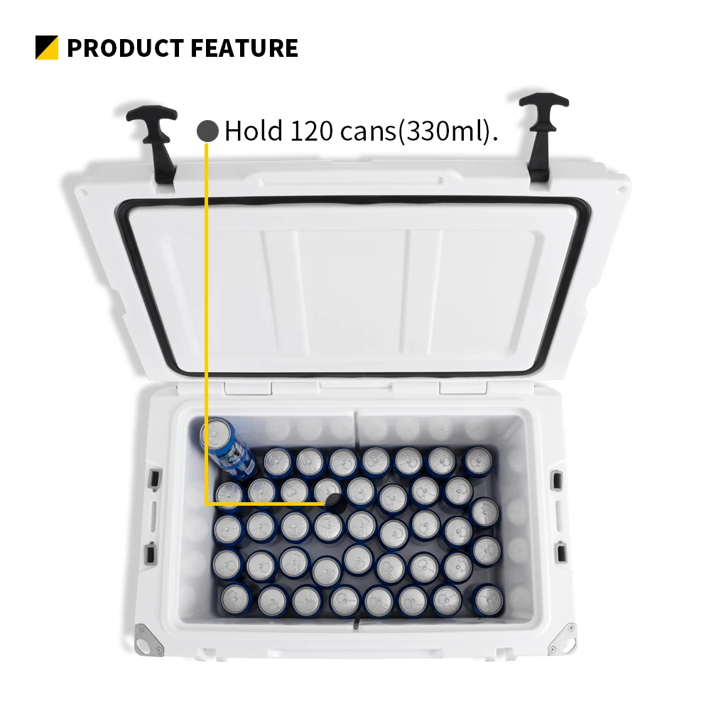 

EchoSmile 75QT Beer Cooler for outdoor activities Eco-friendly LLDPE waterproof cooler