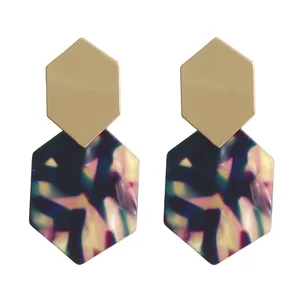 Sanchi Personalized earrings creative design new product listing custom high quality resin earrings acrylic earrings 2