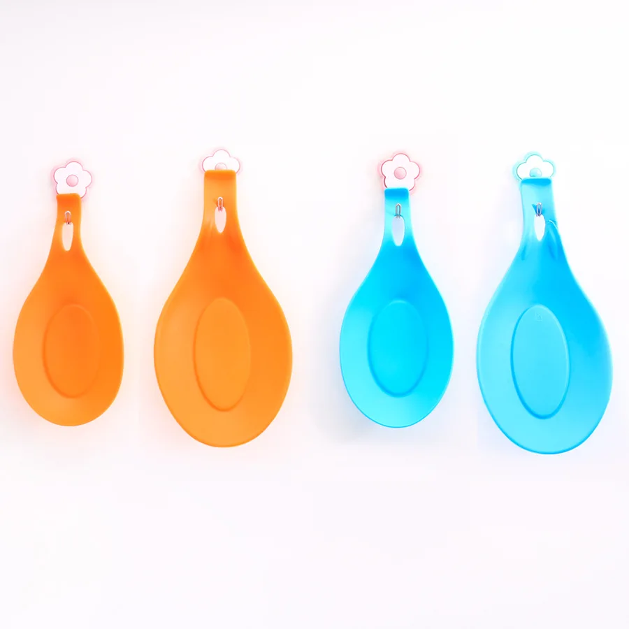 
Silicone Ladle Holder Large Almond Shape Heat Resistant Flexible Kitchen Utensil Soup Spoon Rest 