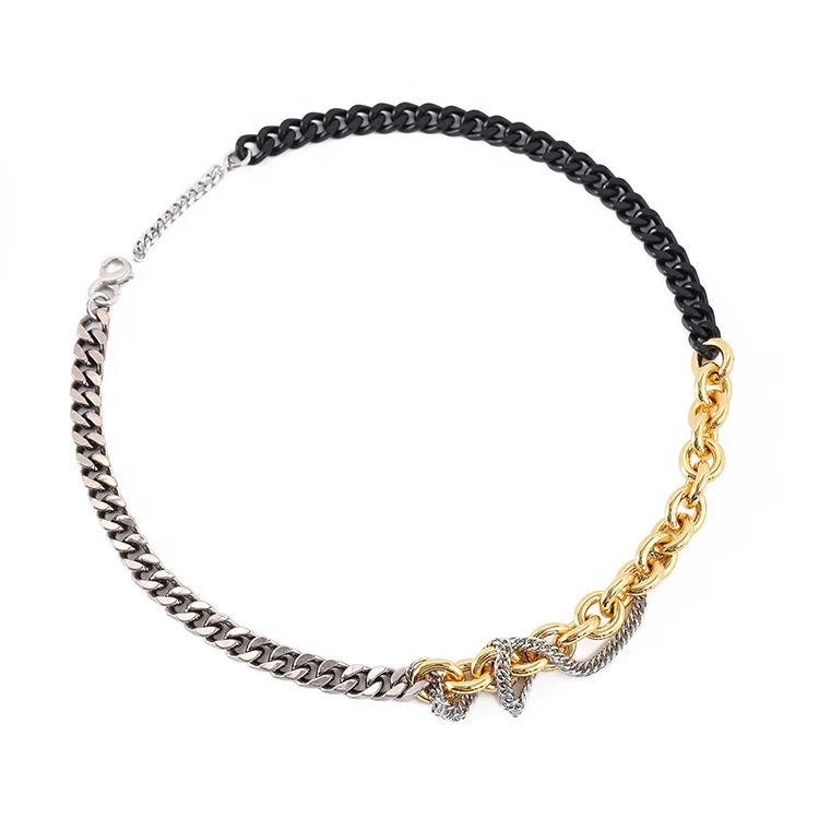 

Fashion Jewelry Stainless Steel Necklaces Women Gift Chain Brass Necklaces Party Wedding Necklace
