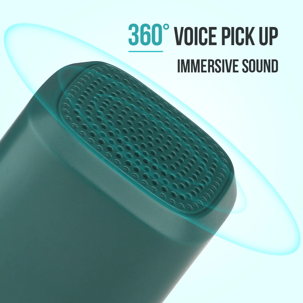 

Tize Mini Wireless Speaker Outdoor Speaker Portable HIFI Stereo TWS Round Portable Speaker