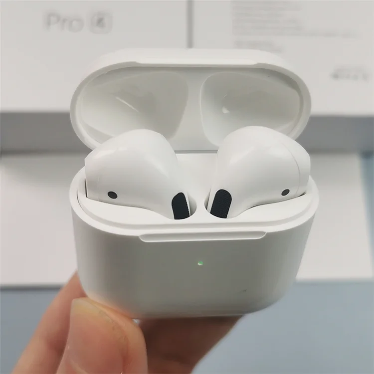 

2021 New Earbuds Tws Pro4 Headphone Ear phone Wireless Mini Headphones BT Air Pro 4 pods Earphone, White