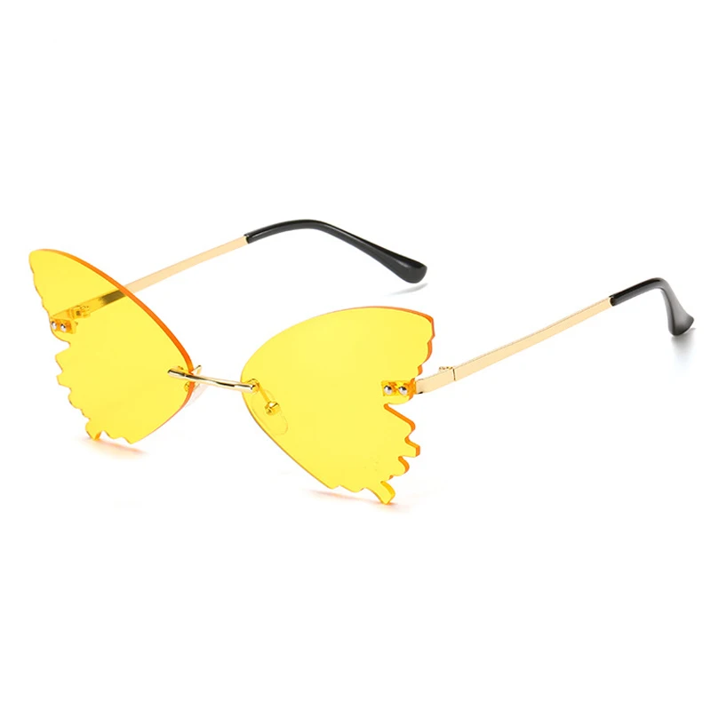

90s fashion trendy sunglasses 2020 wholesale womens cute butterfly sun glasses, Custom colors