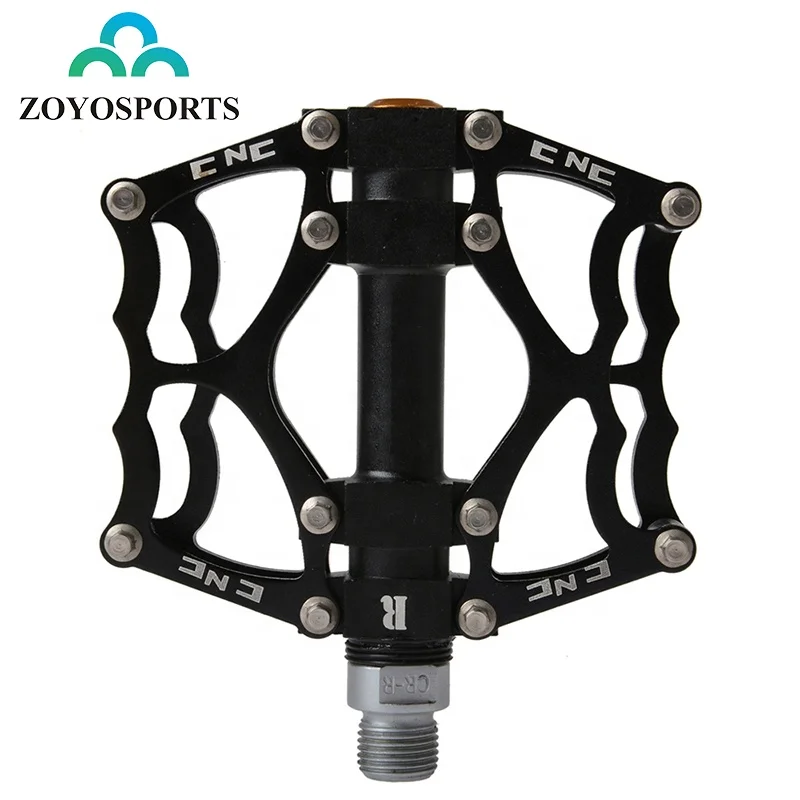 

ZOYOSPORTS MTB BMX DH Bike Parts Aluminum Body Axle 9/16" Cr Mo Spindle Cycling Seal Bearing Bike Bicycle Pedal, Golden,blue,black,red,silver