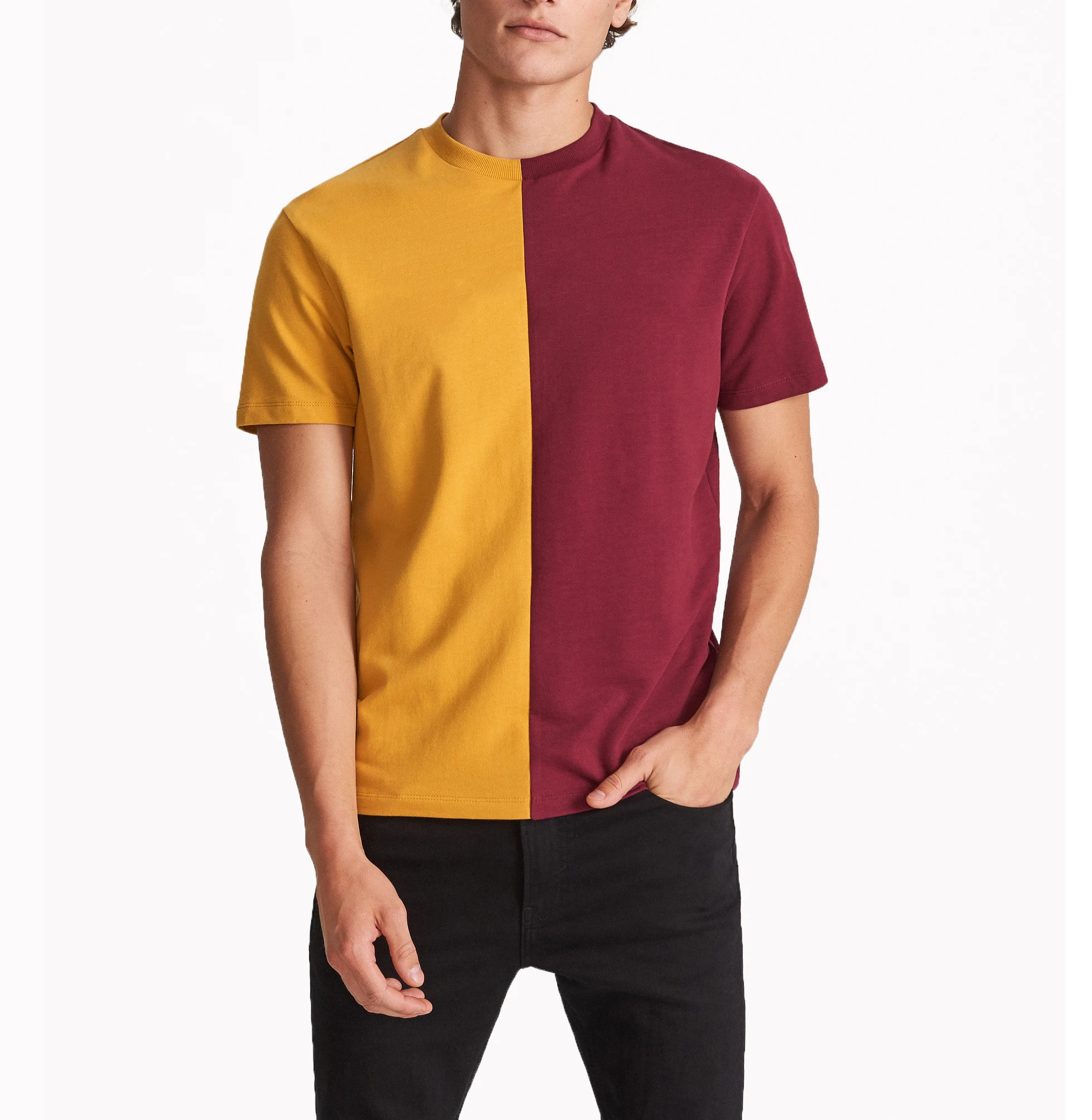 mens two tone t shirts