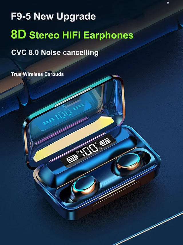 Sport Waterproof Smart Headphones F9 Wireless Earbuds - ANKUX.COM