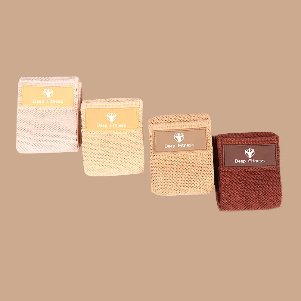 

Custom Color Nude Cream Brown Fabric Booty Exercise Bands Resistance Bands /Exercise Booty Bands / Workout Bands for Women
