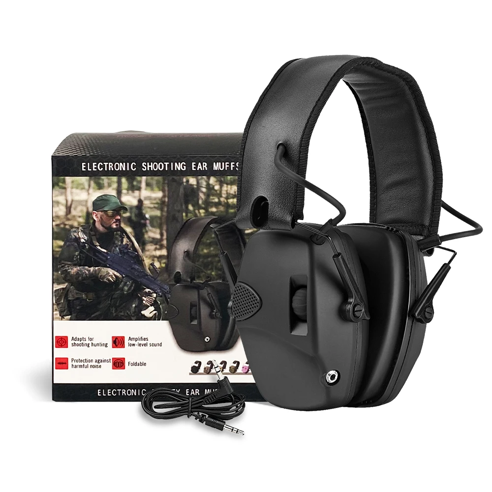 

OEM/ODM Slim Design SNR 27dB Shooting Protection Headset Electronic Earmuffs Shooting Outdoor Tactical Headset