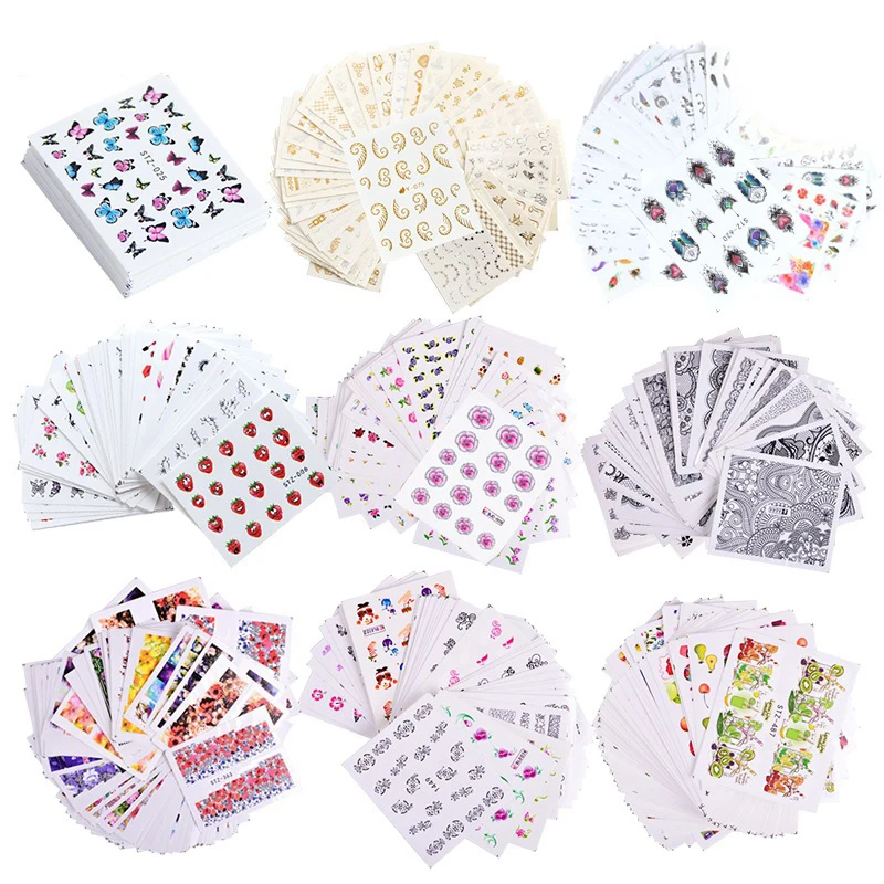 

3D Nail Sticker Holographic Self-Adhesive DIY manicure stickers for woman