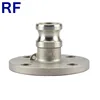 RF Aluminum/Stainless steel Camlock Coupling F Type Quick Coupling with Flange