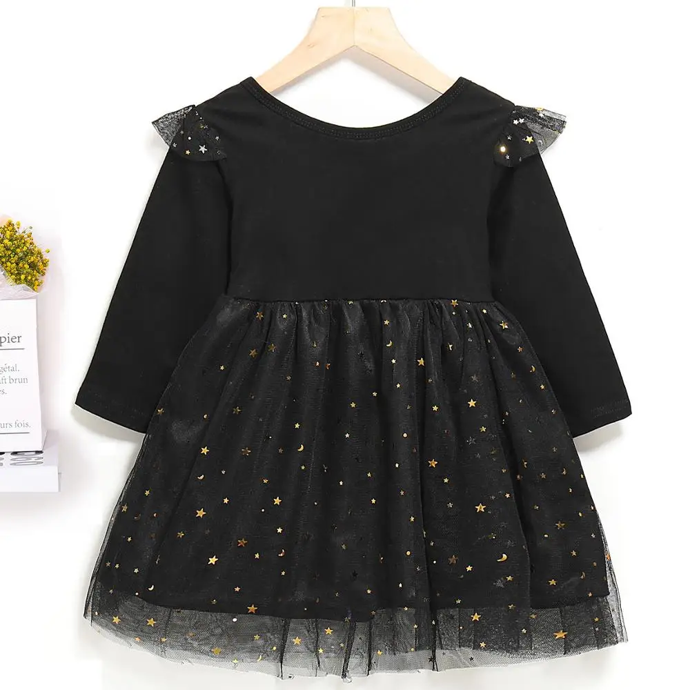 

kids Clothing wholesale cute 2021 autumn long sleeve dresses kids girl party dress