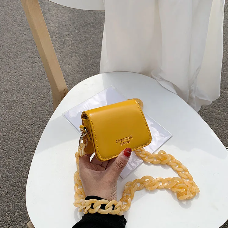 

JOWYAR custom Logo printing Fashion Designer Mini Crossbody Handbag for Women 2020
