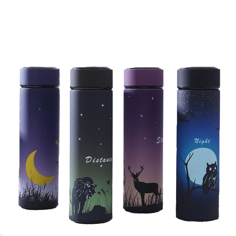 

2019 new cartoon animals customized double wall insulated stainless steel water thermos cup