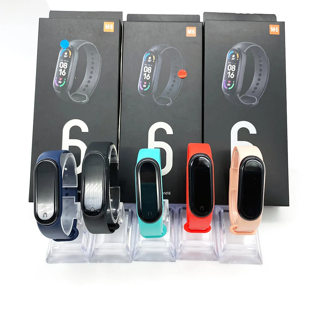 

2021 Popular Mi Band 6 Smart Watch M3 M4 M5 M6 Smart Band Fitness smartband Bracelet M 6 Smartwatch M6 in mobile phone