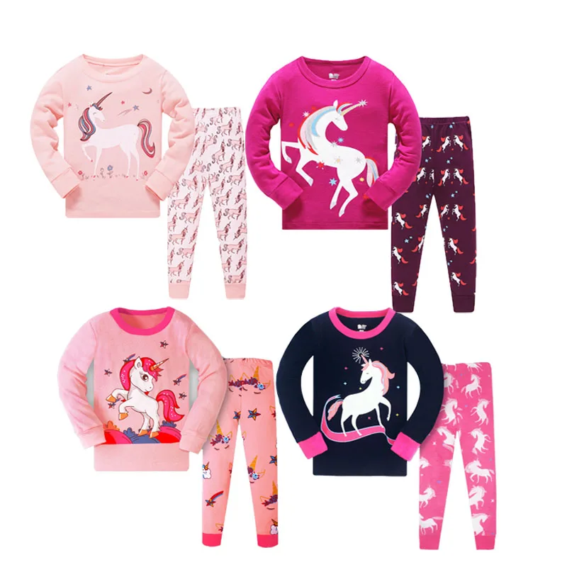 

High quality Knitted Cotton Wholesale Kids Pajamas Sleepwear Pajama, Many colors