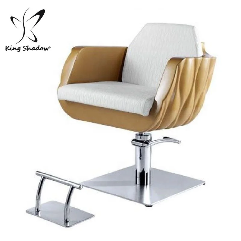 

Golden color full set hair salon barbershop barber chairs with mirror stations for sale, Optional