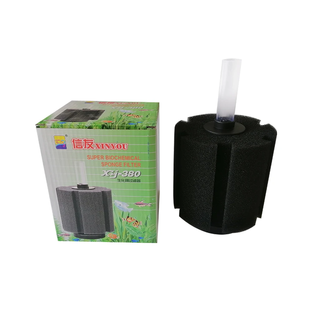 

Wholesale XY-380 Bio chemical Sponge Filter foam for Aquarium or Fish Tank, Black