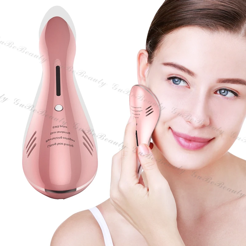 

Gubebeauty hot sell customized portable rf ems face ems facial massager ems face lift to skin care for homeuse with CE&FCC