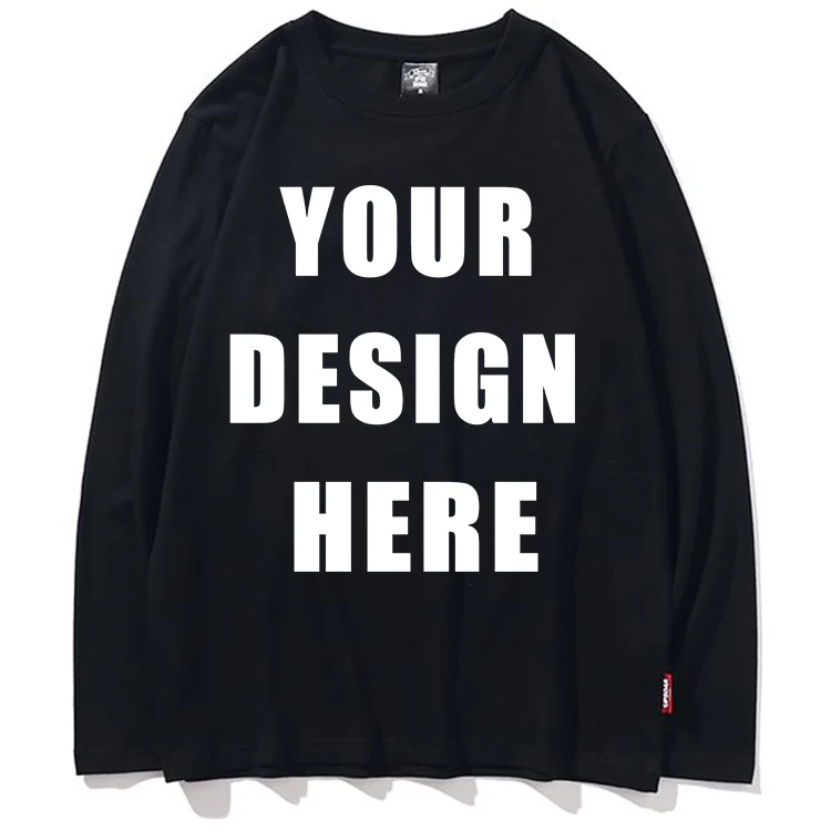 

custom cotton round neck tshirt drop shoulder customizable printing logo t-shirt