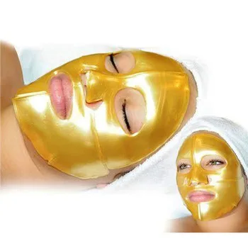 

Hot Selling 24K Facial Gold Mask Gold Bio-Collagen Facial Mask Purifying Anti-Wrinkle Anti Aging Crystal Collagen Mask