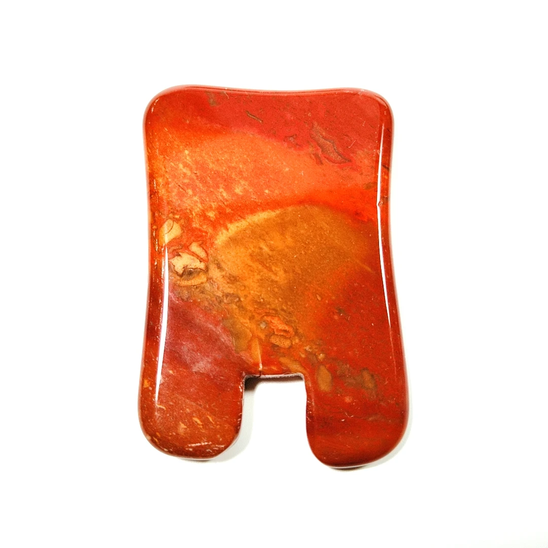 

Gua Sha Natural Mookaite jasper Quartz Crystal Stone Crystal Body Massage Board Tool