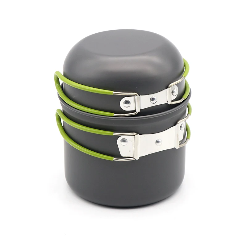 

Light Outdoor Travel Portable pot aluminum cookware camp