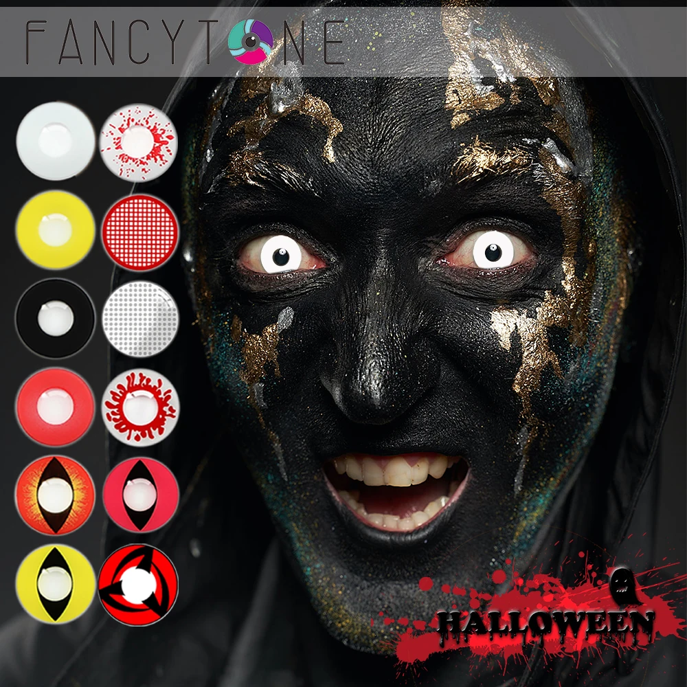 

Contact Lens Lenses Red Cosplay Halloween 2020 Soft Oem Power Crazy Color Cycle Water Origin Center
