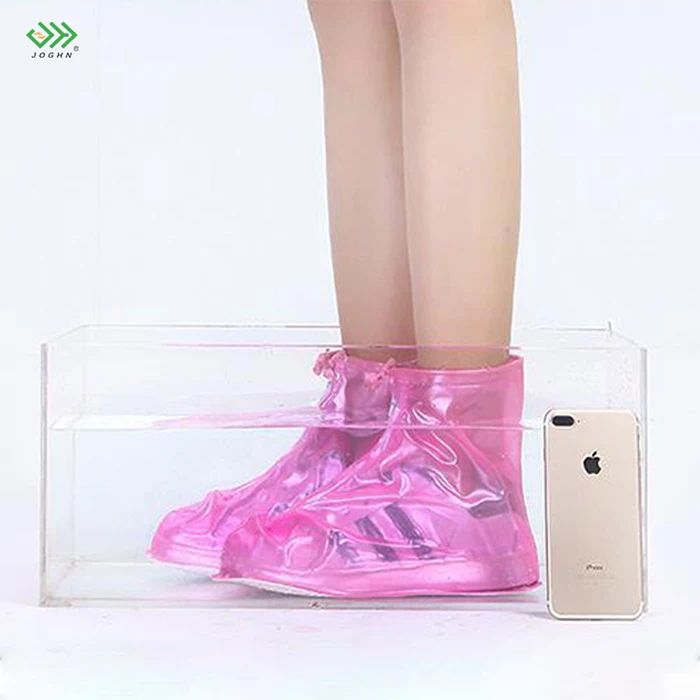 

JOGHN Cheap Price rain boots Waterproof Silicone Over shoes Protector, White, blue, pink, brown