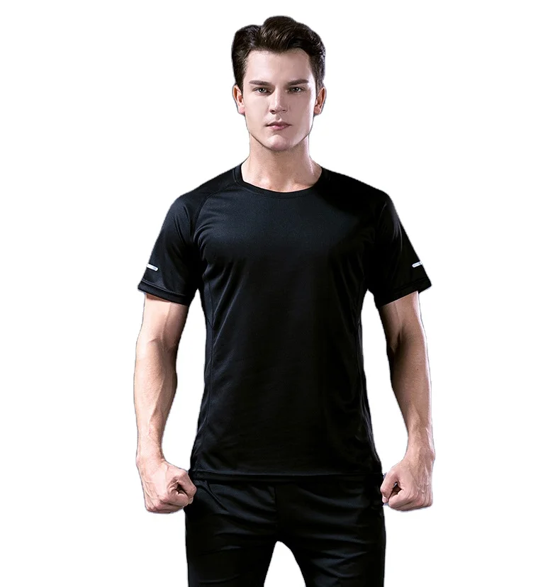 

custom Quick Dry Crew Neck T Shirts Athletic Running Gym Workout sweat sport tshirt