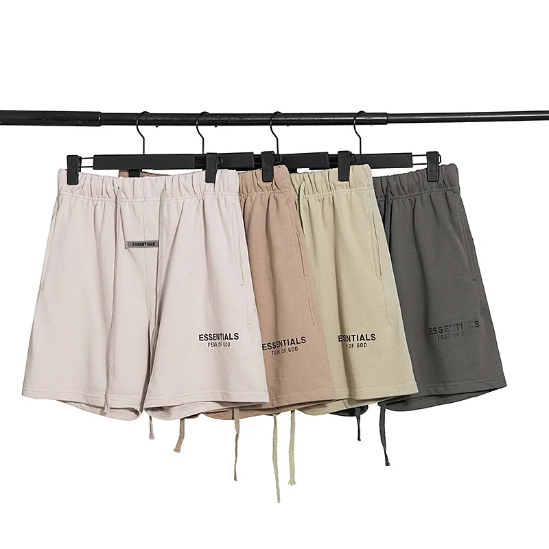 

High Quality FOG ESSENTIALS shorts sixth season double line shorts Bermuda pants casual sports shorts fear of god shorts men