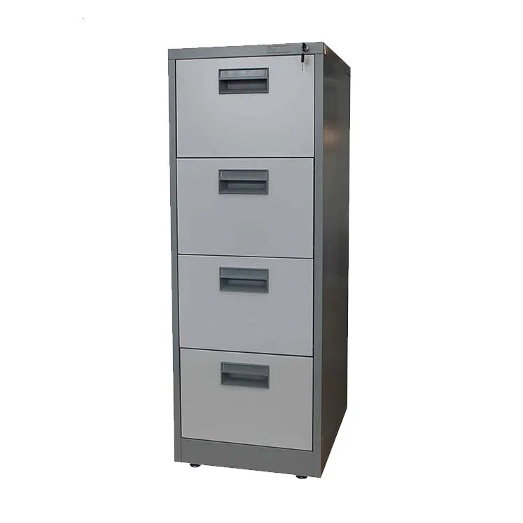 Hot Sale Legal Size Funky Metal 4 Drawer Vertical Plastic Handle