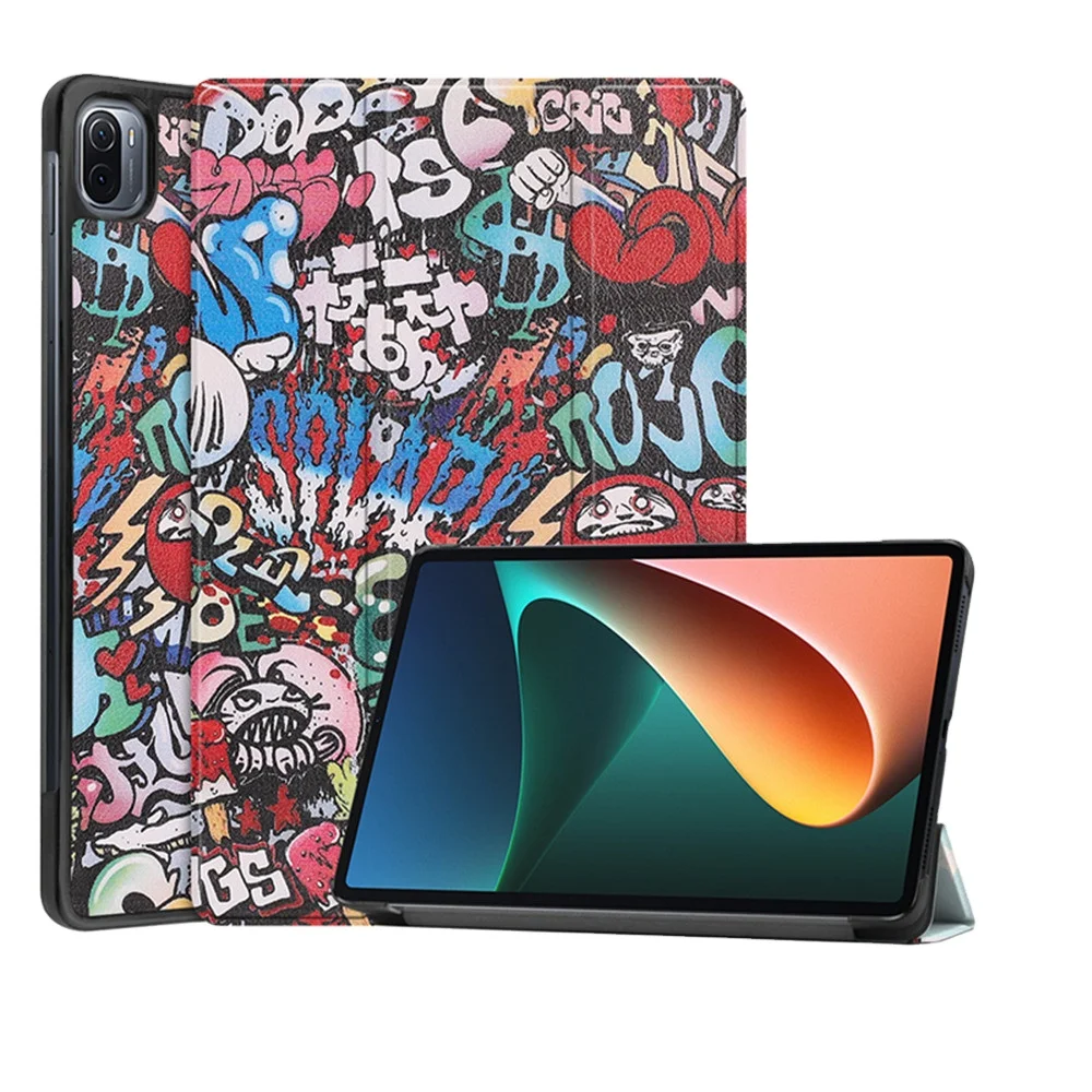 

Portable Funda Smart Tablet Trifold Stand Holder 11 Inch Hard Cover Case for XiaoMi mipad5 11 inch Mi Pad 5 pro 11 Coque 2021