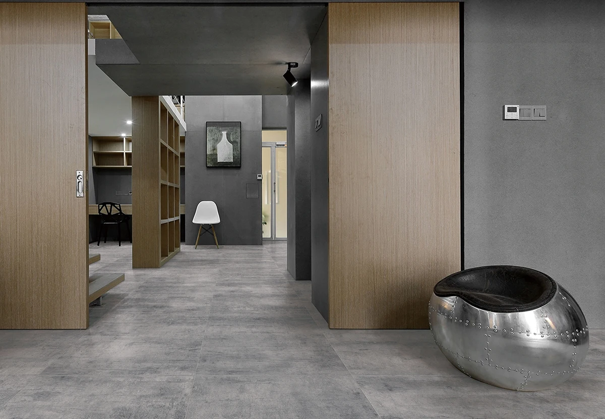 china rustic porcelain floor tile wood look 600x600mm