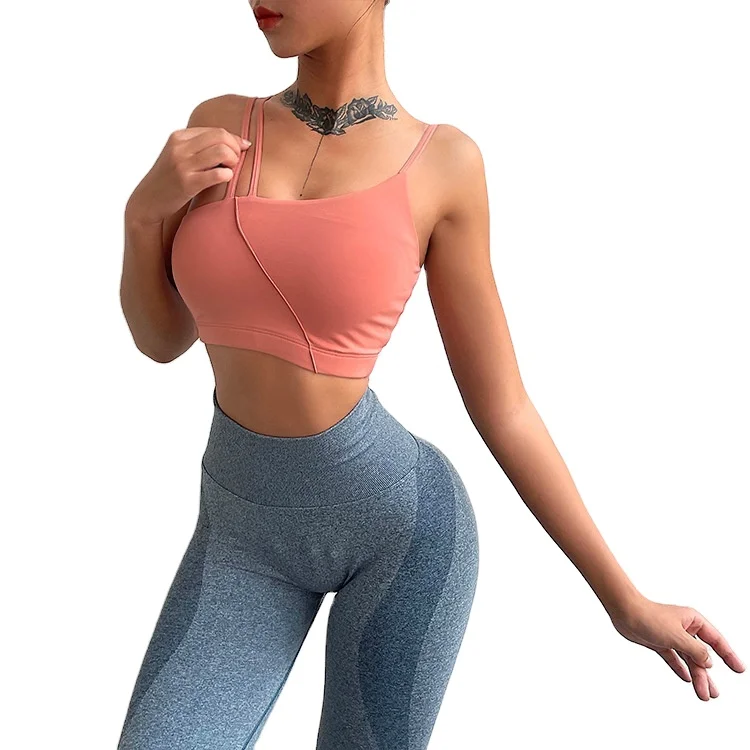 

Yoga bra sexy V-neck fashion beauty back yoga vest sports top women