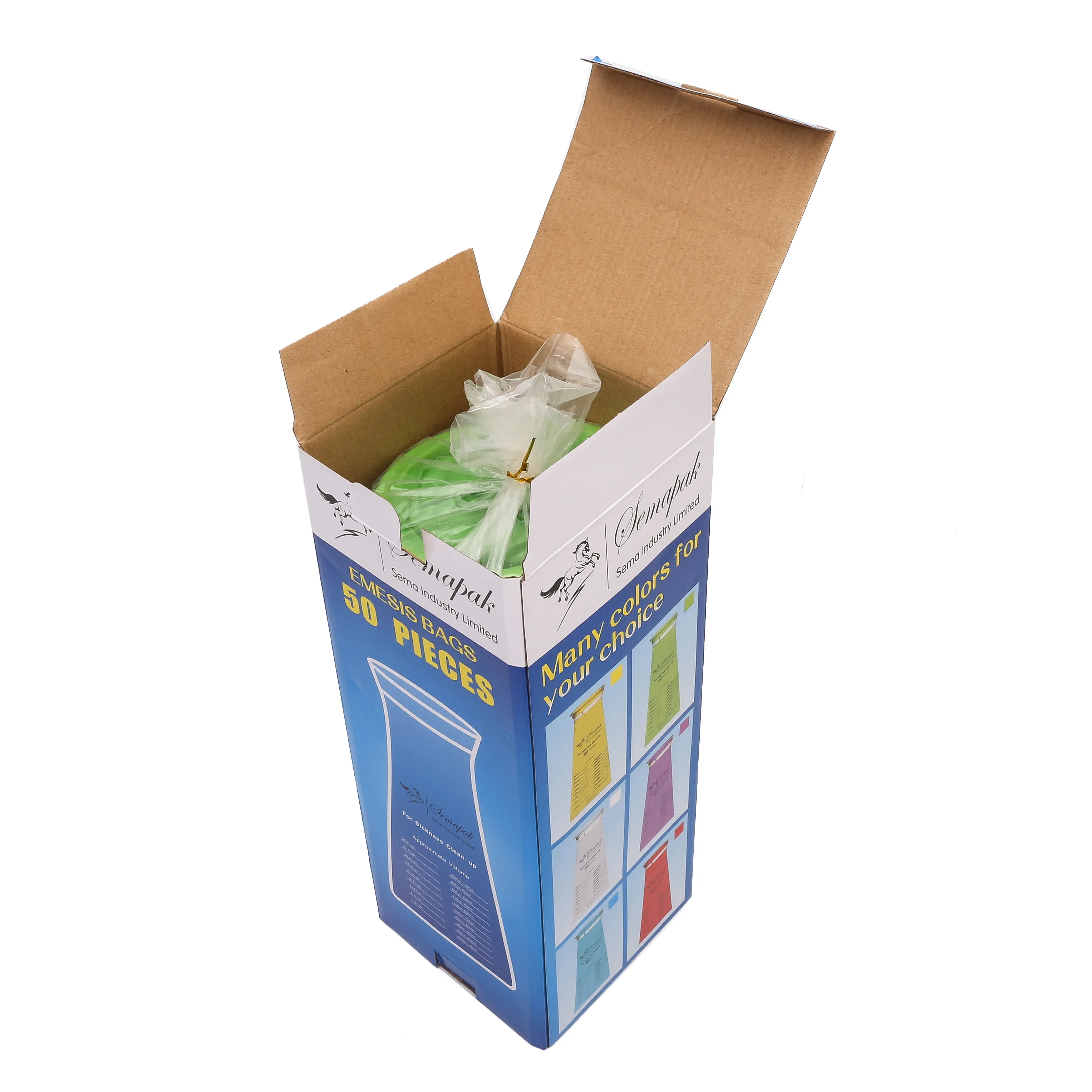 Disposable Vomit Bag With ABSORBENT PAD For Traveling | For Adults And Children | Motion Sickness Bag | Vomit Bag For Pregnant Women (Pack Of 10 Bags - View #9