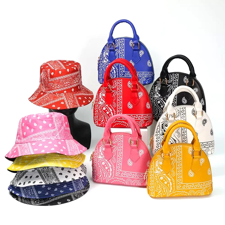 

Women Luxury Hand Bags Purse New Design Name Brand Purses And Ladies Rts Handbags Hat Set