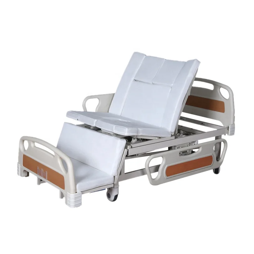 
Luxury hospital nursing electric bed guardrail curved hospital bed 