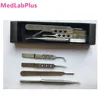 2019 Hair Transplant Micro Forceps set Fue machine Tweezer straight curved angled forceps