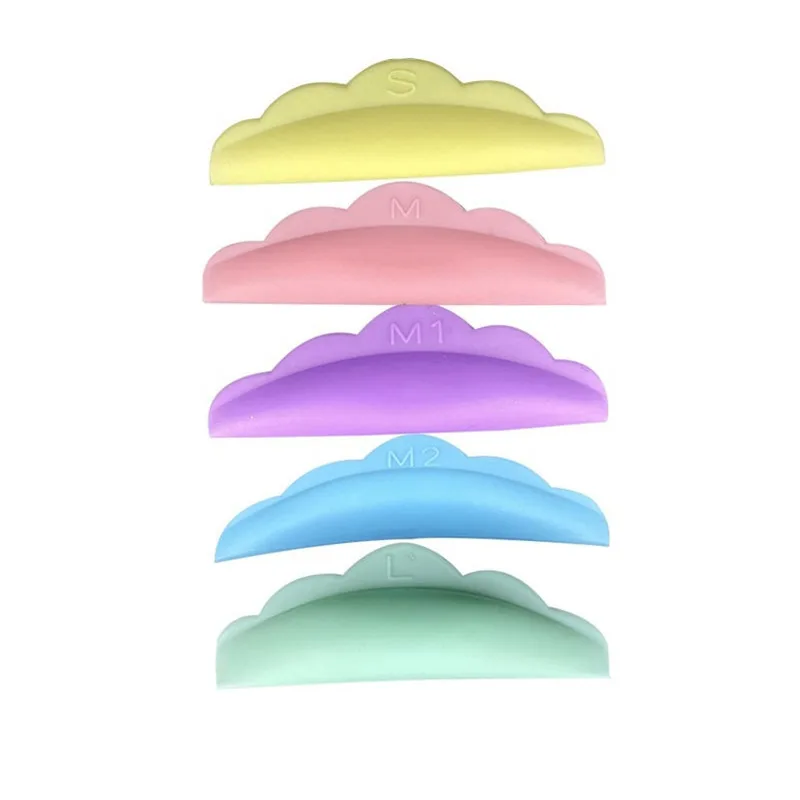 

5pcs Different Sizes Colorful Silicone Perm Lash Accessory Lift Gel Patch Brow Separate Tool Eyelash Perm Pad