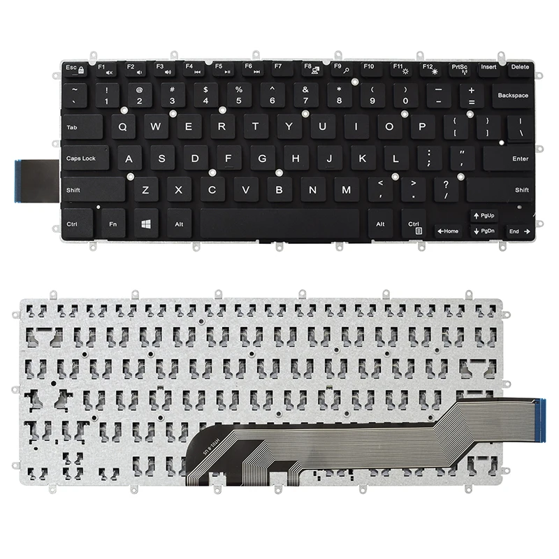 

Laptop Keyboard for Dell Inspiron 13-5000 13-5368 P69G 13-5378 13-5370 13-5379 13-7000 13-7368 13-7370 13-7373 13-7375 13-7378, Black