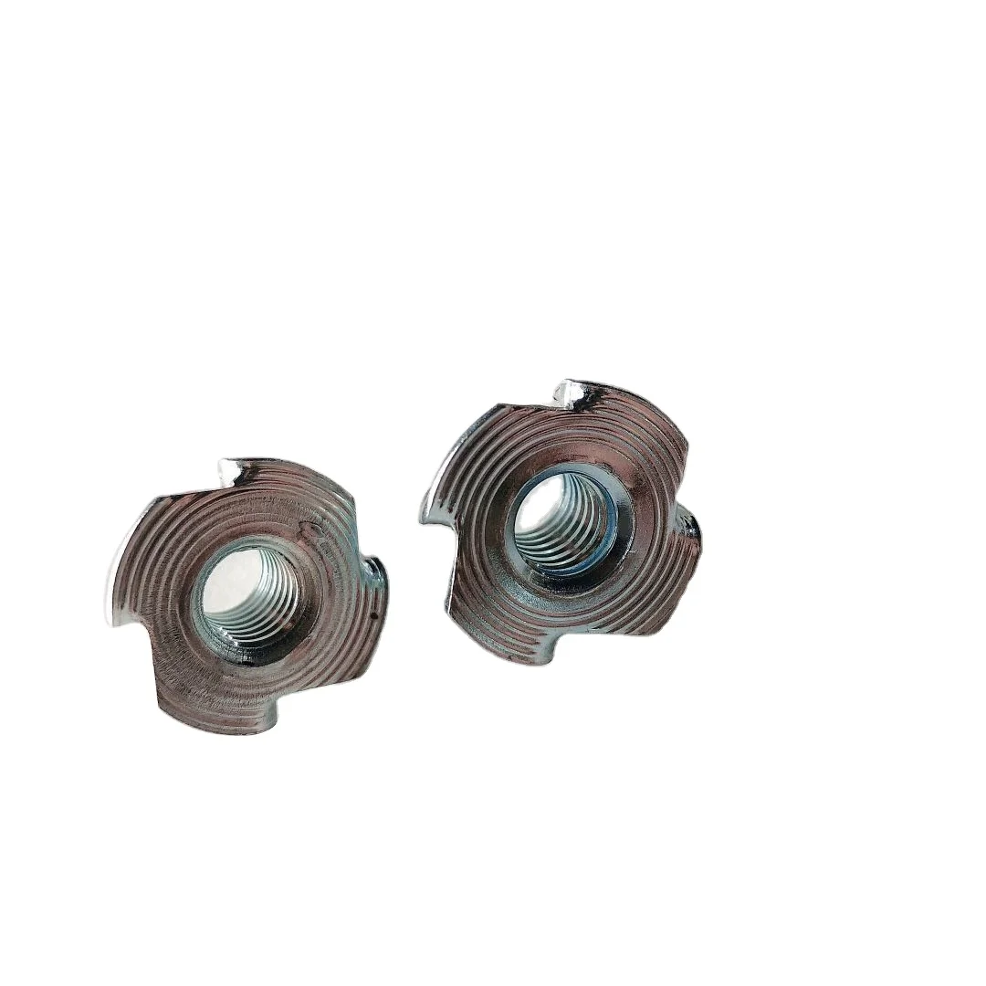 Steel Tee Nuts 5/16 Inch Threaded Inserts For Climbing Holds And Wood