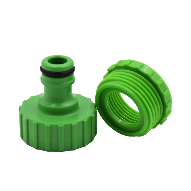 

1/2 & 3/4" plastic garden water tap adapter connector garden hose to faucet adapter water hose fittings, Customized