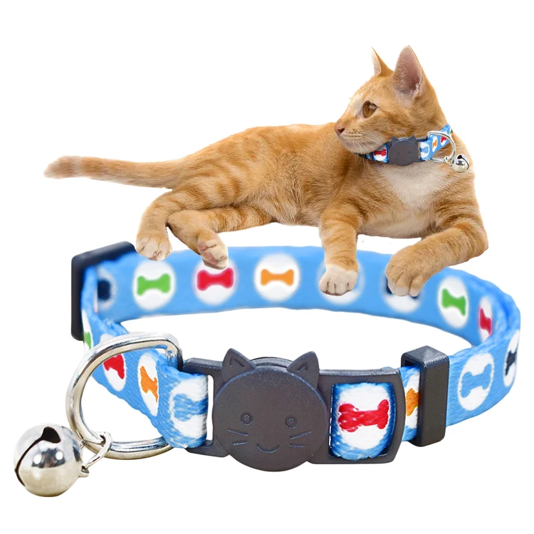 

Amazon Hot Sales Luxury Fashion Cat Collar Floral Cat Pet Necklace Collars for Pet Little Cats