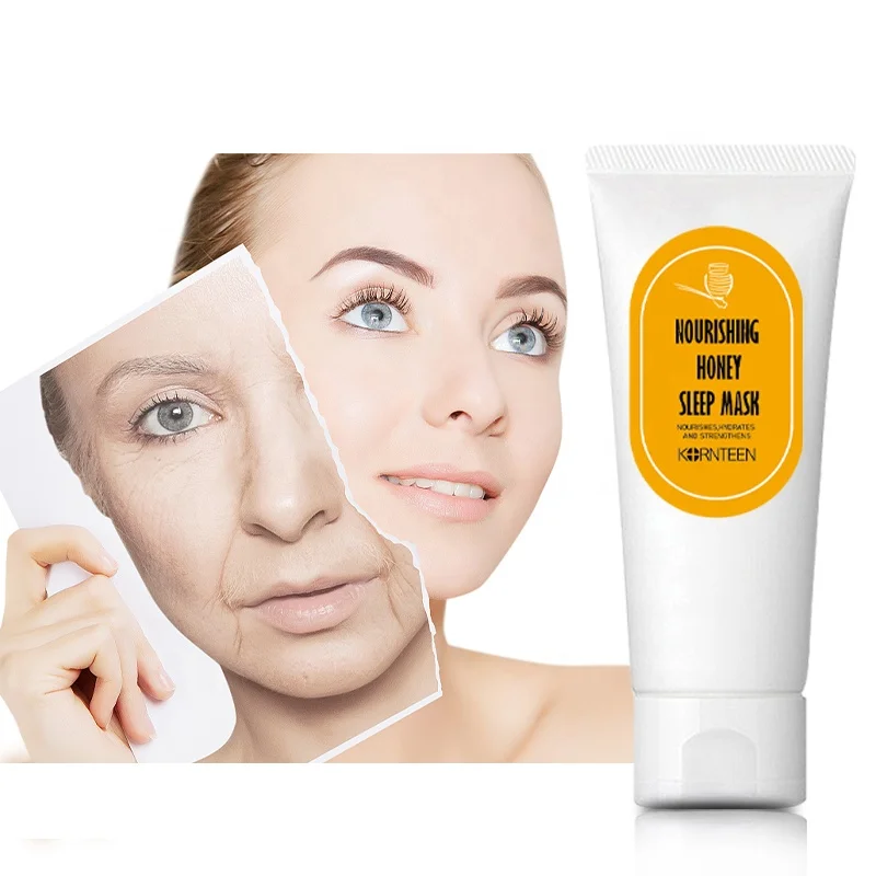 

YANMEI Nourishing Honey Sleep Mask 50g Anti-wrinkle and Anti-aging mask Use it overnight to tighten pores and hydrate