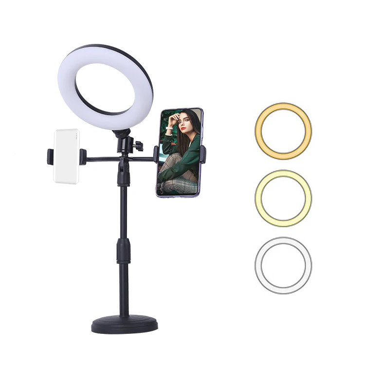 

2022 New LED Ring Light Dimmable Ringlight Photography Makeup Ring Light Lamp