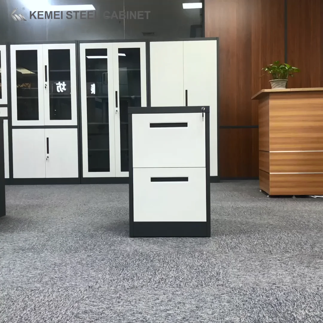 Kd Fireproof Filing Locking Mechanism Steel 2 Drawers Metal