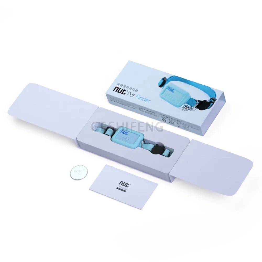 

Dog Cat Tracker Waterproof Mini Smart Anti-Lost Alarm Pet Tracker Collar, Blue color