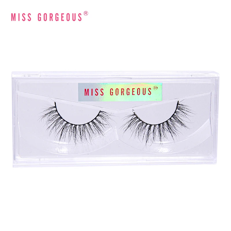 

Miss Gorgeous Eyelashes Mink Lashes3d Wholesale Vendor Soft Band Cruelty Free Fluffy False 3d Mink Eyelash With Acrylic Eye Lash